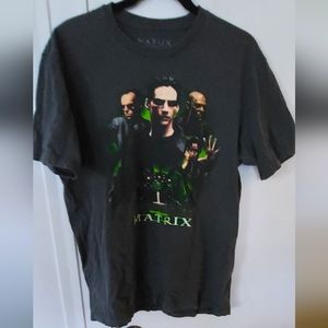 Vintage The Matrix Poster T Shirt Size Medium